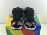 Authentic Neckface x Nike SB Dunk Low Black/Multi/Color