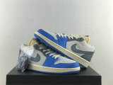 Authentic Air Jordan 1 GS Low “UNC Grey”