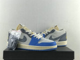 Authentic Air Jordan 1 GS Low “UNC Grey”