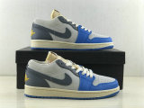 Authentic Air Jordan 1 GS Low “UNC Grey”