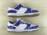 Authentic Nike SB Dunk Low Prm QS White/Blue/Purple