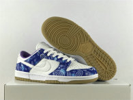 Authentic Nike SB Dunk Low Prm QS White/Blue/Purple