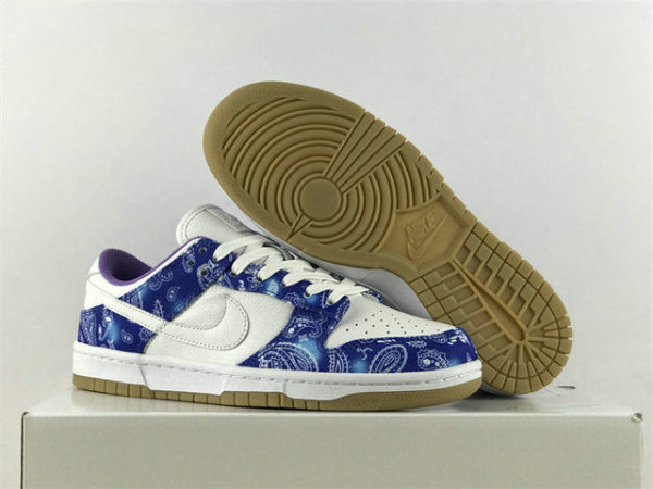 Authentic Nike SB Dunk Low Prm QS White/Blue/Purple