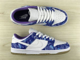 Authentic Nike SB Dunk Low Prm QS White/Blue/Purple