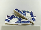 Authentic Nike SB Dunk Low Prm QS White/Blue/Purple