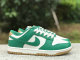Authentic Nike Dunk Low Green/Metallic Gold/Sail