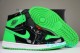 Authentic Air Jordan 1 High OG Black/Green/White