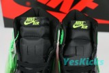 Authentic Air Jordan 1 High OG Black/Green/White