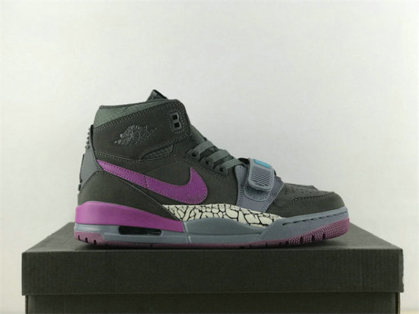 Authentic Air Jordan Legacy 312 GS Grey/Slate Blue/Purple