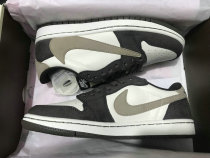 Authentic Travis Scott x Air Jordan 1 Low GS Brown/Grey/Mocha