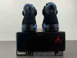 Authentic Air Jordan 6 Black/University Blue