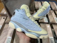 Authentic SoleFly x Air Jordan 13 Muslin/Light Smoke Grey/Gum Light Brown/Celestine Blue