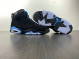 Authentic Air Jordan 6 Black/University Blue