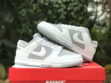 Authentic Nike Dunk Low Wolf Grey/White