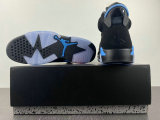 Authentic Air Jordan 6 Black/University Blue