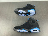 Authentic Air Jordan 6 Black/University Blue