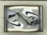 Authentic Air Jordan 1 High OG “White Cement”