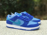 Authentic Nike Dunk Low Blue Raspberry