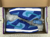 Authentic Nike Dunk Low Blue Raspberry