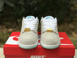 Authentic Nike Dunk Low White “Barber Shop”