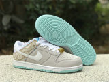 Authentic Nike Dunk Low White “Barber Shop”