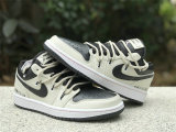 Authentic Air Jordan 1 Low GS Black/Grey