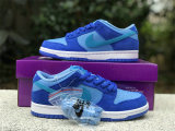 Authentic Nike Dunk Low Blue Raspberry