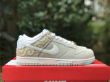 Authentic Nike Dunk Low White “Barber Shop”