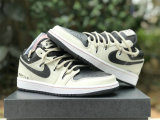 Authentic Air Jordan 1 Low GS Black/Grey