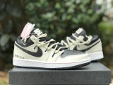 Authentic Air Jordan 1 Low GS Black/Grey