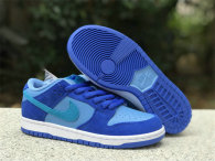 Authentic Nike Dunk Low Blue Raspberry