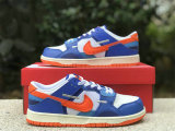 Authentic Nike Dunk Scrap White/Safety Orange/Blue