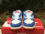 Authentic Nike Dunk Scrap White/Safety Orange/Blue