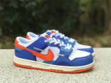 Authentic Nike Dunk Scrap White/Safety Orange/Blue