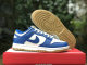 Authentic Nike Dunk Low White/Blue/Gold