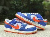 Authentic Nike Dunk Scrap White/Safety Orange/Blue