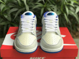 Authentic Nike Dunk Low White/Game Royal/Sail
