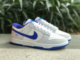 Authentic Nike Dunk Low White/Game Royal/Sail