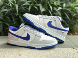 Authentic Nike Dunk Low White/Game Royal/Sail