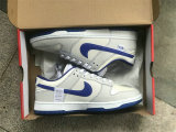 Authentic Nike Dunk Low White/Game Royal/Sail