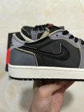 Authentic Air Jordan 1 Low OG EX “Dark Smoke Grey” GS