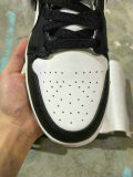 Authentic Air Jordan 1 Mid GS Black/Gym Red-Sail