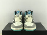 Authentic Air Jordan 1 Mid GS Sail/Team Red/Conconut Milk/Voile/Equpe Rouge