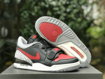 Authentic Jordan Legacy 312 Low Black/Red/Grey