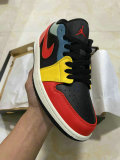 Authentic Air Jordan 1 Low GS “Black Multi”