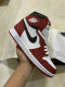 Authentic Air Jordan 1 High OG GS Red/Black/White