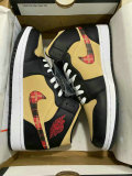 Authentic Air Jordan 1 Mid GS “Tartan Swoosh”