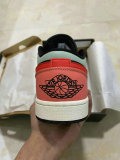 Authentic Air Jordan 1 Low GS “Black Multi”