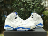 Authentic Air Jordan 6 Sport Blue