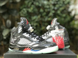 Authentic Air Jordan 5 Black/Clear